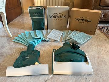 Vorwerk lavapavimenti + battitappeto + accessori