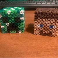 Teste di Steve e Creeper (Minecraft)