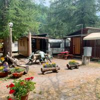 Roulotte stanziale 4+2 con veranda e dehor-Prali