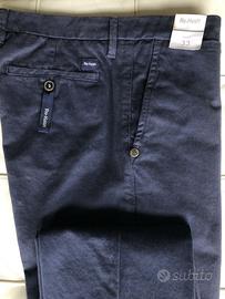 pantalone uomo Chino cotone blu Re Hash taglia 33