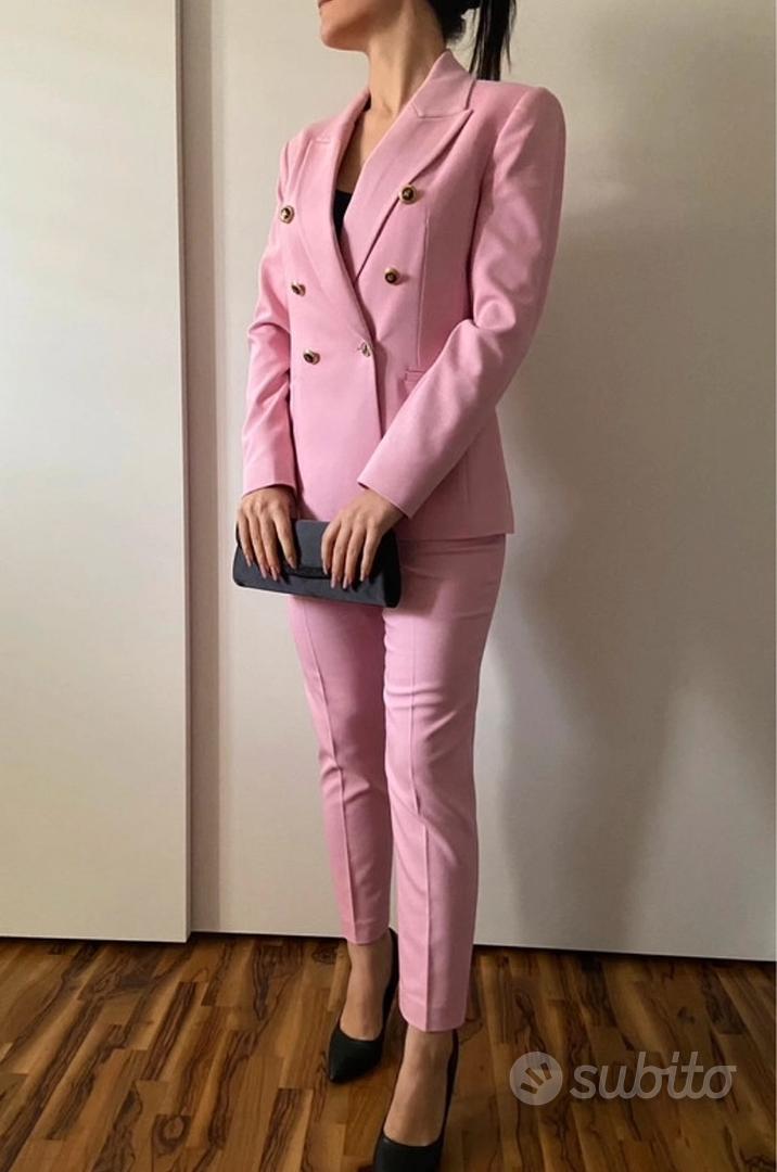 Pantaloni Eleganti Zara Giacca E Gonna Zara Tailleur Elegante Rosa