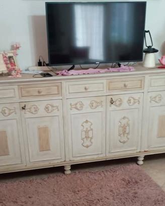 Credenzone 3M Stile ShabbyChic Color Avorio/tortor