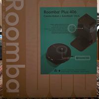 Roomba Plus 406 Combo Robot+AutoWash Dock - NUOVO,