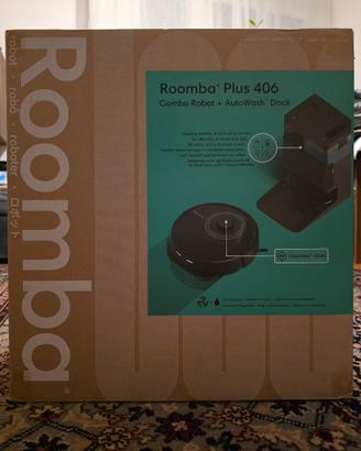 Roomba Plus 406 Combo Robot+AutoWash Dock - NUOVO,