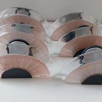 lampade appliques vintage murano due