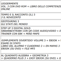 Libri scolastici Terza media