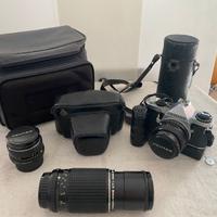 Pacchetto fotografico Pentax Me super +accessori