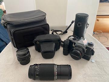 Pacchetto fotografico Pentax Me super +accessori