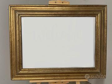 Cornice in legno oro vintage, allestimento eventi