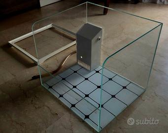 paludario terrario con sistema filtraggio