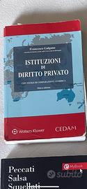 Libro di diritto privato Francesco Galgano