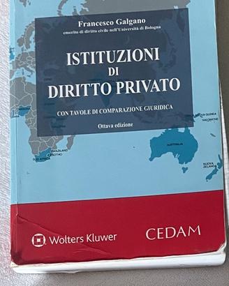 Libro di diritto privato Francesco Galgano