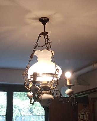 Lampadario in ottone