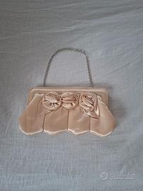 Borsetta con fiori - color oro