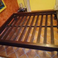 letto matrimoniale in stile etnico