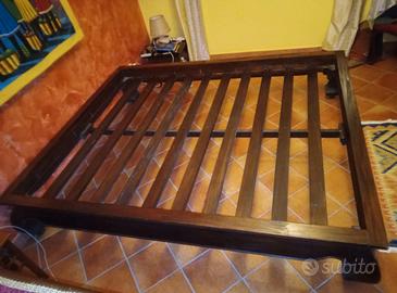 letto matrimoniale in stile etnico