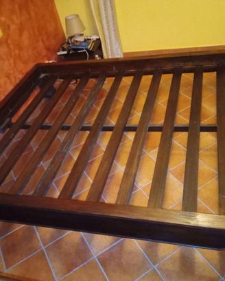 letto matrimoniale in stile etnico