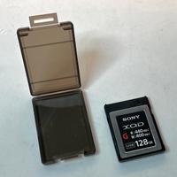 Scheda memoria XQD 128 Gb