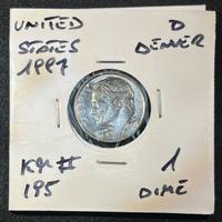 Collection Coin 1 Dime 1997 KM# 195a 🇺🇸