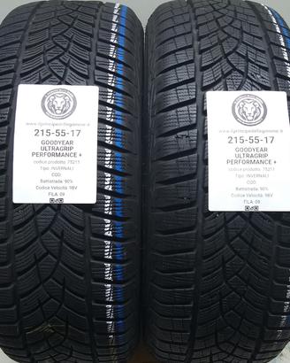 2 GOMME 215 55 17 GOODYEAR A75211