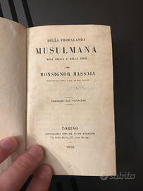 Libro antico: la propaganda musulmana 1800