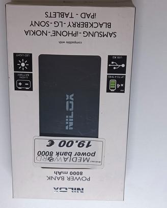 Power Bank Nilox 8000 mAh Power Bank
