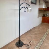 Lampada da salotto ferro battuto