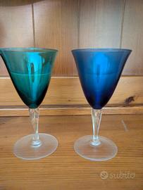 bicchieri vintage anni 60