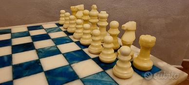 Scacchiera in alabastro Chiellini