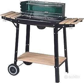 aro Barbecue a Carbonella, Acciaio/Legno(C)