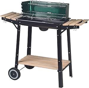 aro Barbecue a Carbonella, Acciaio/Legno(C)