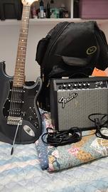Kit Completo Chitarra Elettrica Squier Stratocaste