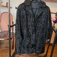 Pelliccia Astrakan (Persiano) Nera Vintage