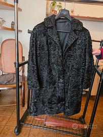 Pelliccia Astrakan (Persiano) Nera Vintage