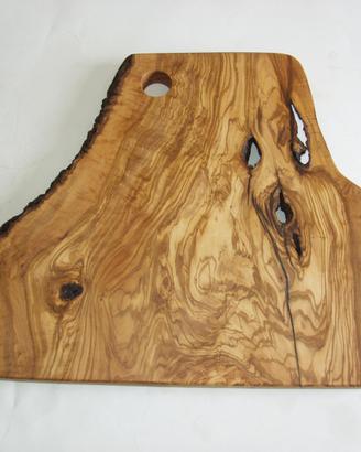 Tagliere in legno di ulivo massello