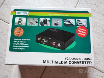 Convertitore Digitus VGA + Audio a HDMI Come Nuovo