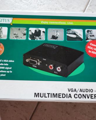 Convertitore Digitus VGA + Audio a HDMI Come Nuovo
