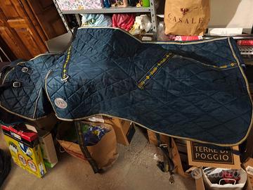 Coperta imbottita con coperta in Pile  x cavallo