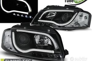 Fari LED luce diurna fibra ottica Audi A3 8P 03-08