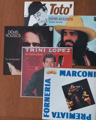 Stock 5 vinili Toto' + altri artisti