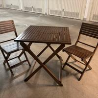 Set tavolo e 2 sedie