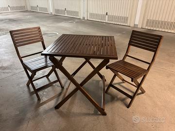 Set tavolo e 2 sedie