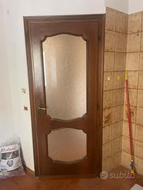 6 porte in legno e vetro 210X80