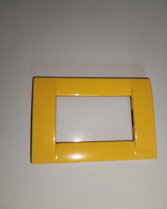 Placche Vimar Idea 3 moduli gialle