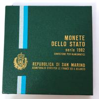 Monete San Marino Serie ufficiale 1982 fiordiconio