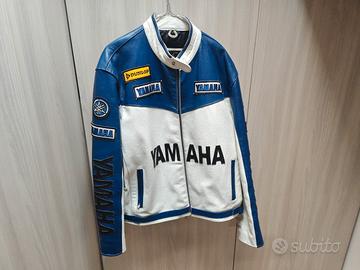 giubbotto Yamaha uomo in pelle