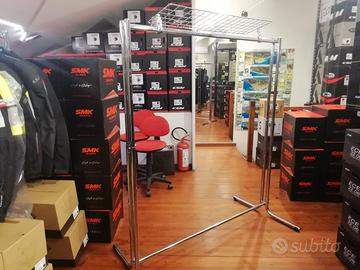 Stender doppio uso in acciaio cromato