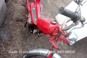 Motorino 50 marca Garelli con libretto funzionante
