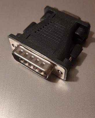 Adattatore seriale maschio-femmina DB15 