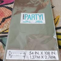 TOVAGLIA in PLASTICA SOTTILISSIMA colore ARGENTO. 